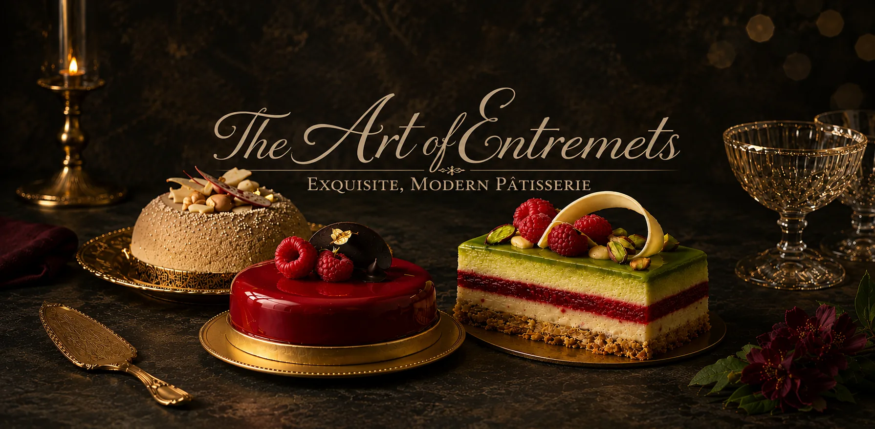 Assorted fresh baked desserts from Wiltreats